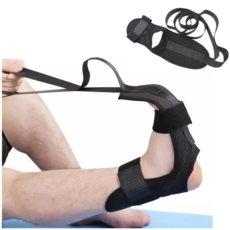 Fascia Stretcher Finally Flexible Again Yoga Strap Belt Trainning and Exercise Stroke Hemiplegia Rehabilitation Leg Stretcher