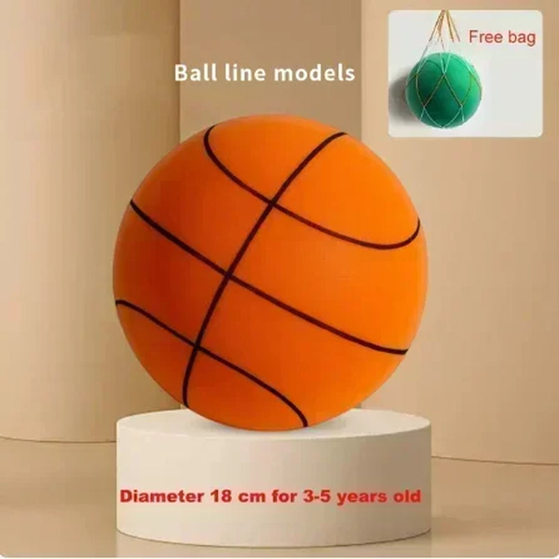 Indoor Silent Basketball Sports Bouncy Balls High Density Foam Material Children Adults Ball Training 