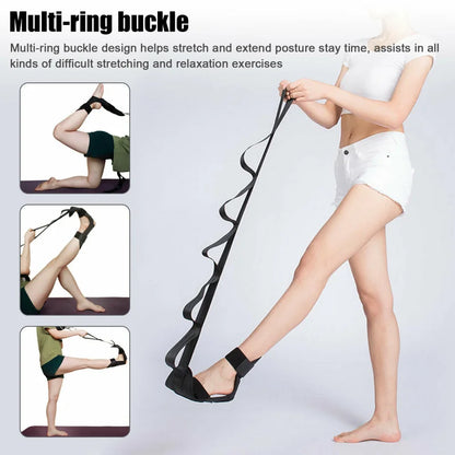 Fascia Stretcher Finally Flexible Again Yoga Strap Belt Trainning and Exercise Stroke Hemiplegia Rehabilitation Leg Stretcher