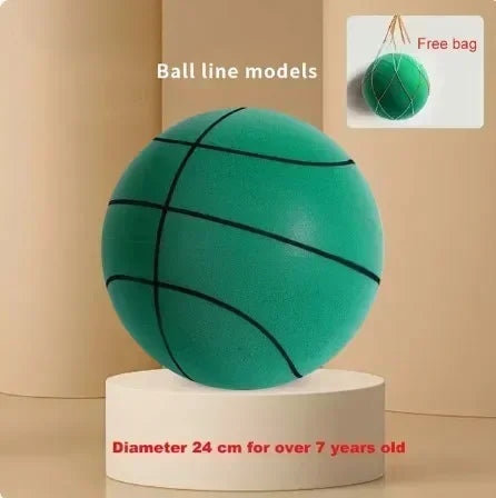 Indoor Silent Basketball Sports Bouncy Balls High Density Foam Material Children Adults Ball Training 