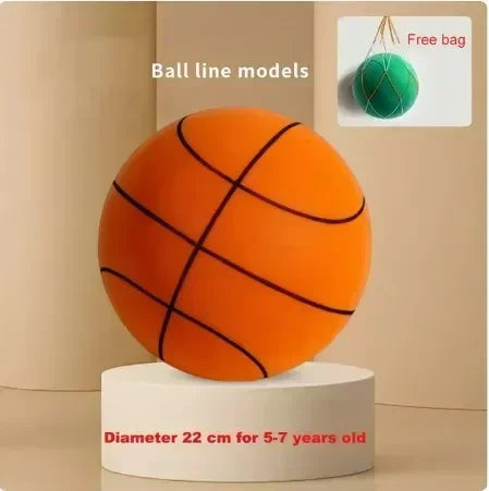 Indoor Silent Basketball Sports Bouncy Balls High Density Foam Material Children Adults Ball Training 