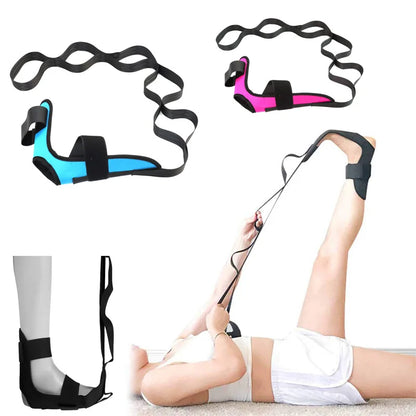 Fascia Stretcher Finally Flexible Again Yoga Strap Belt Trainning and Exercise Stroke Hemiplegia Rehabilitation Leg Stretcher