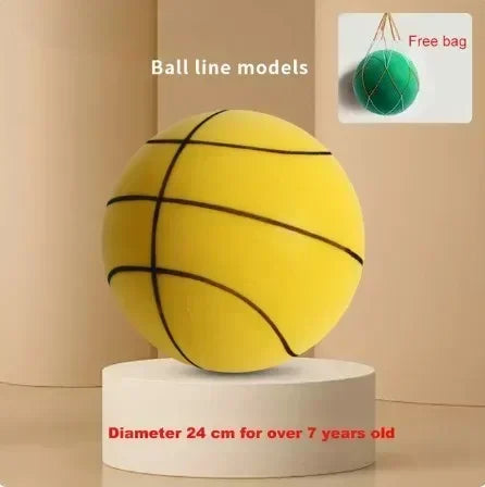 Indoor Silent Basketball Sports Bouncy Balls High Density Foam Material Children Adults Ball Training 