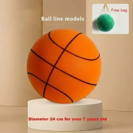 Indoor Silent Basketball Sports Bouncy Balls High Density Foam Material Children Adults Ball Training 