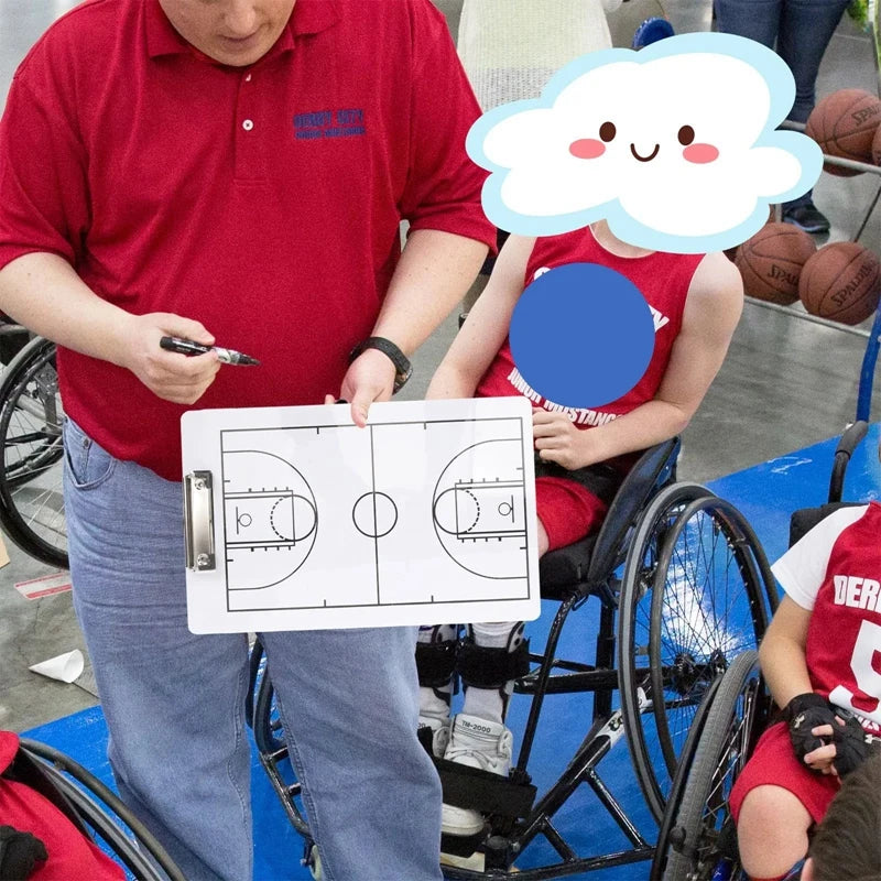 Professional Basketball Coaching Clipboard Strategy Board