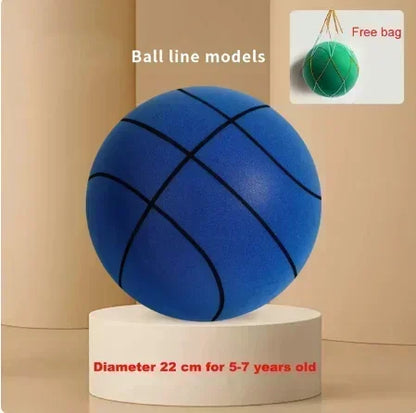 Indoor Silent Basketball Sports Bouncy Balls High Density Foam Material Children Adults Ball Training 